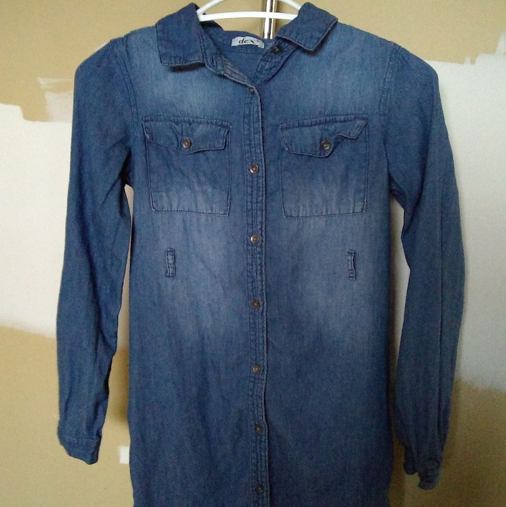 Jean shirtdress